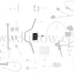 02-מכלול הכידון - תפס מוט היגוי – KIDOW 1500