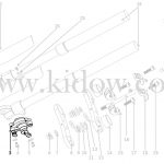 03-מזלג קדמי -קליפר קדמי – KIDOW אופנוע חשמלי לילדים