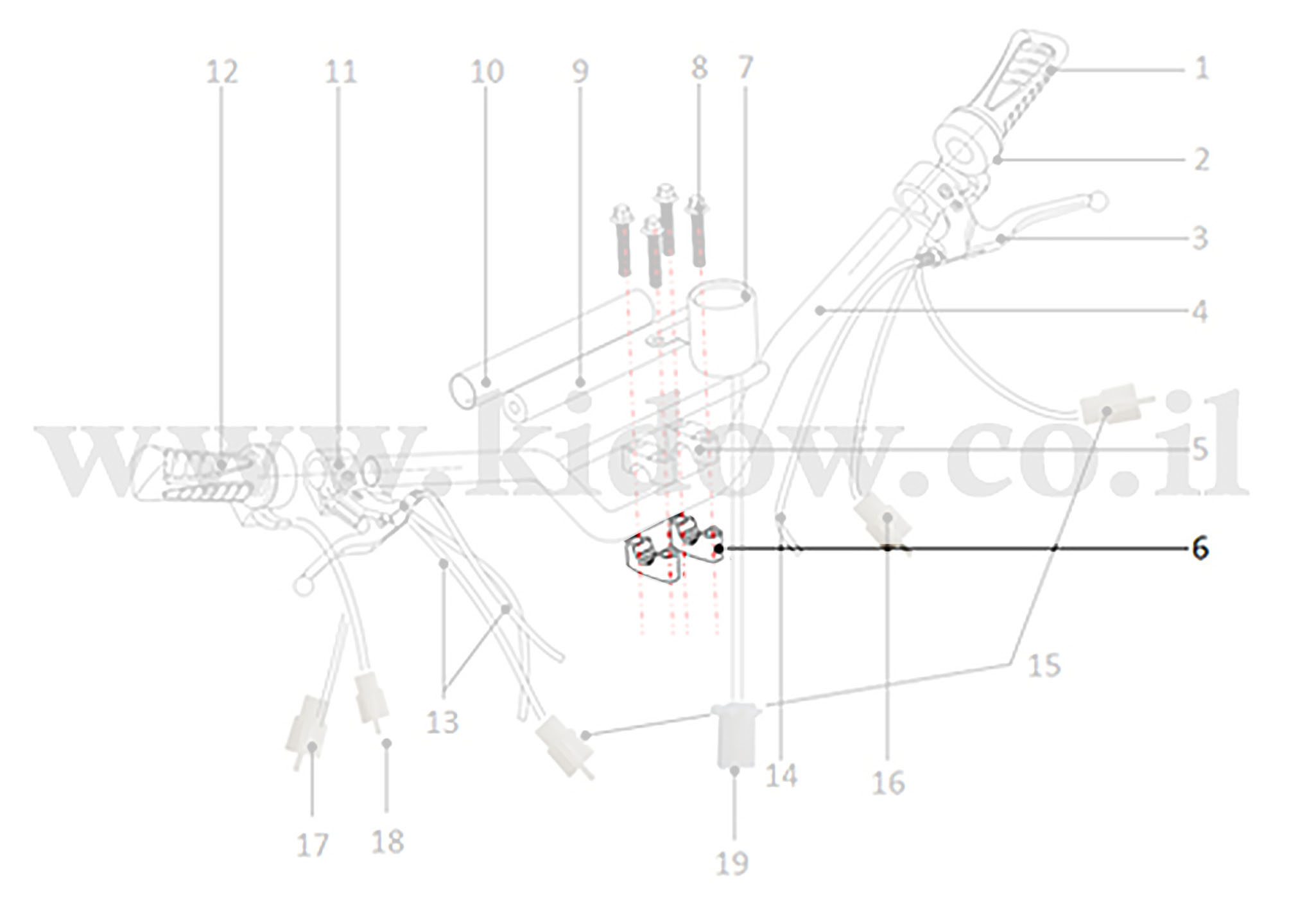 06-מכלול הכידון - תופסן כידון תחתון – KIDOW 480
