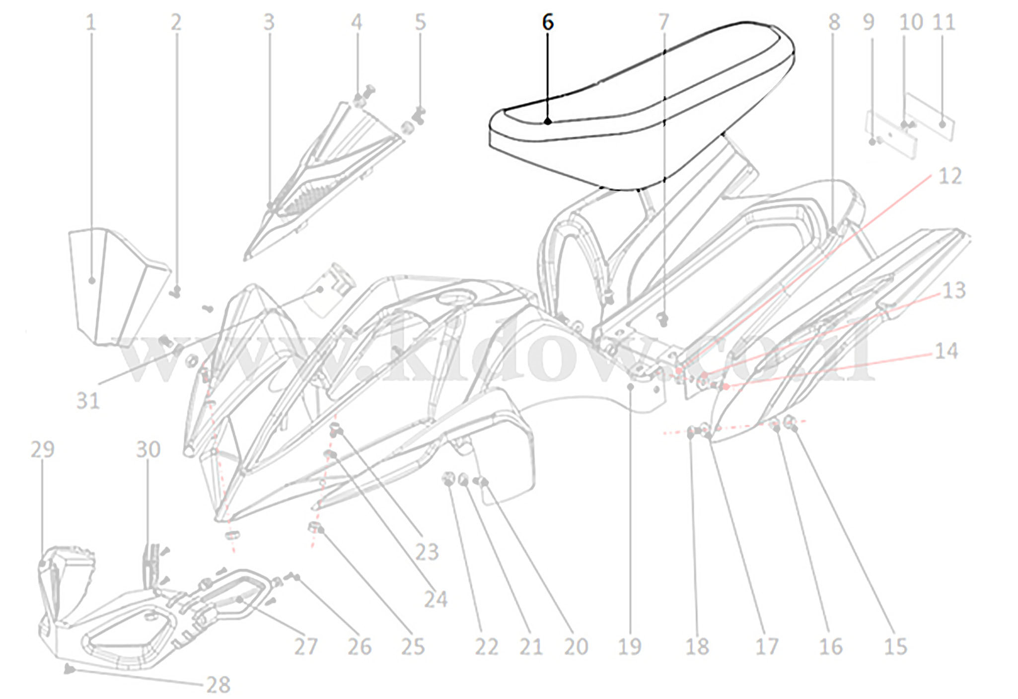 06-פלסטיקה - כיסא – KIDOW 485