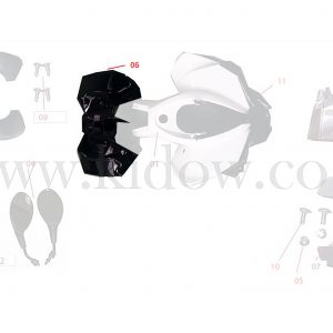 06-פלסטיקה - פלסטיקה אחורית - KIDOW 1500