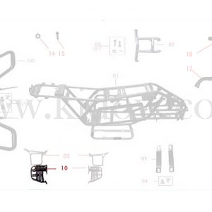 10-שלדה - מדרס רגל – KIDOW 1500