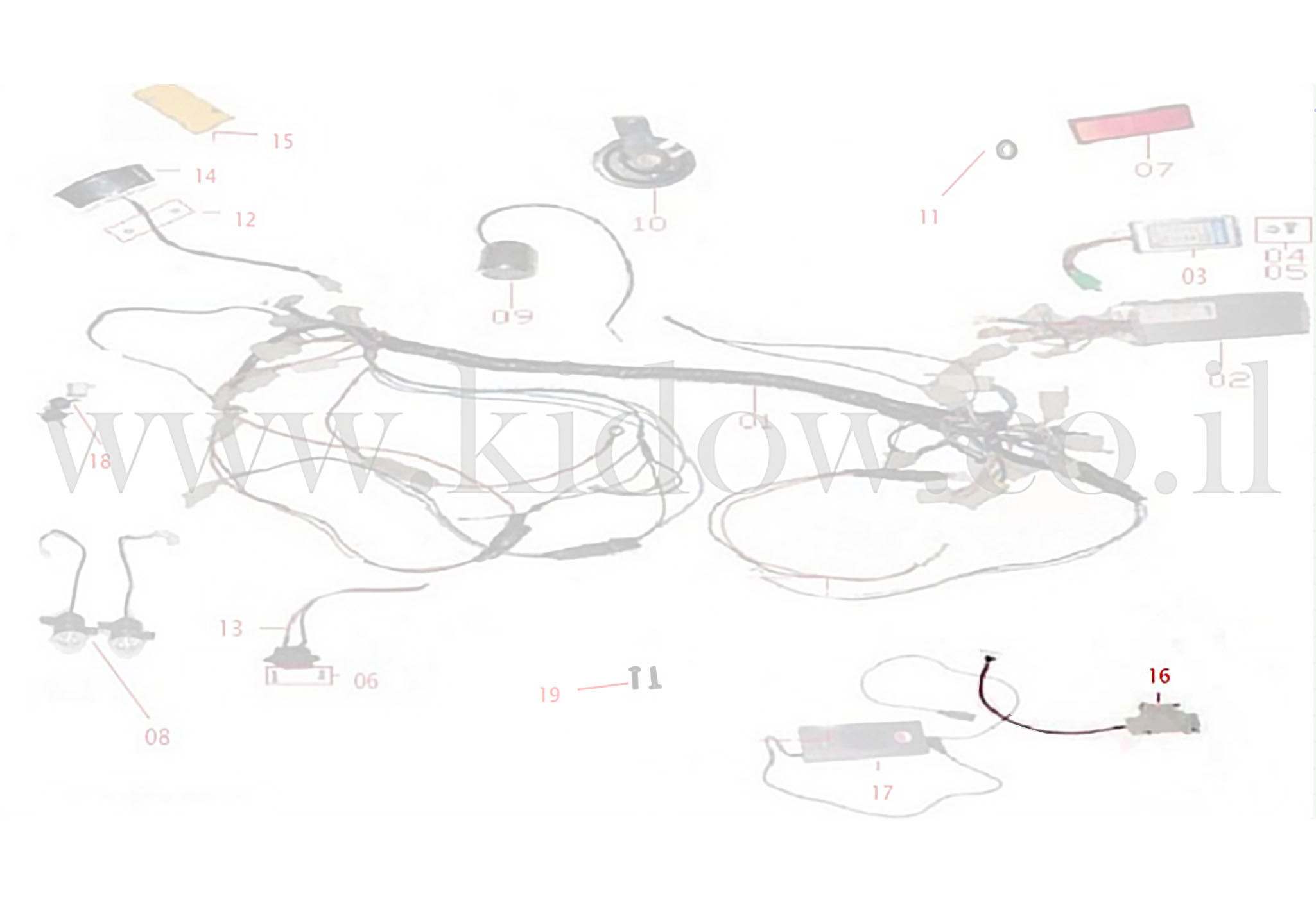 16-חשמל - מפסק חירום / פחת – KIDOW 1500