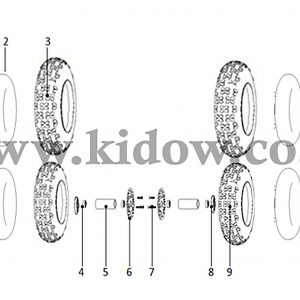 חלקי חילוף KIDOW 485 גלגלים