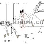 חלקי חילוף KIDOW 485 מכלול הכידון