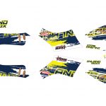 <span class='p-name'>מדבקות בצבע כחול לטרקטורון קידאו מדגם 1500 KIDOW</span>